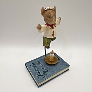Enesco Tails With Heart Jack Be Nimble Mouse 6005744 Mother Goose Miniature
